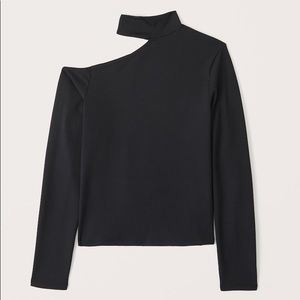 Abercrombie and Fitch Asymetrical Long Sleeve Top